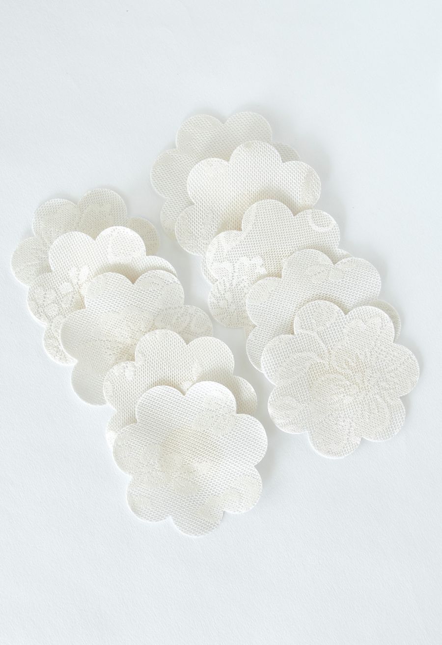 Floral Lace Cover Adhesive Pasties
