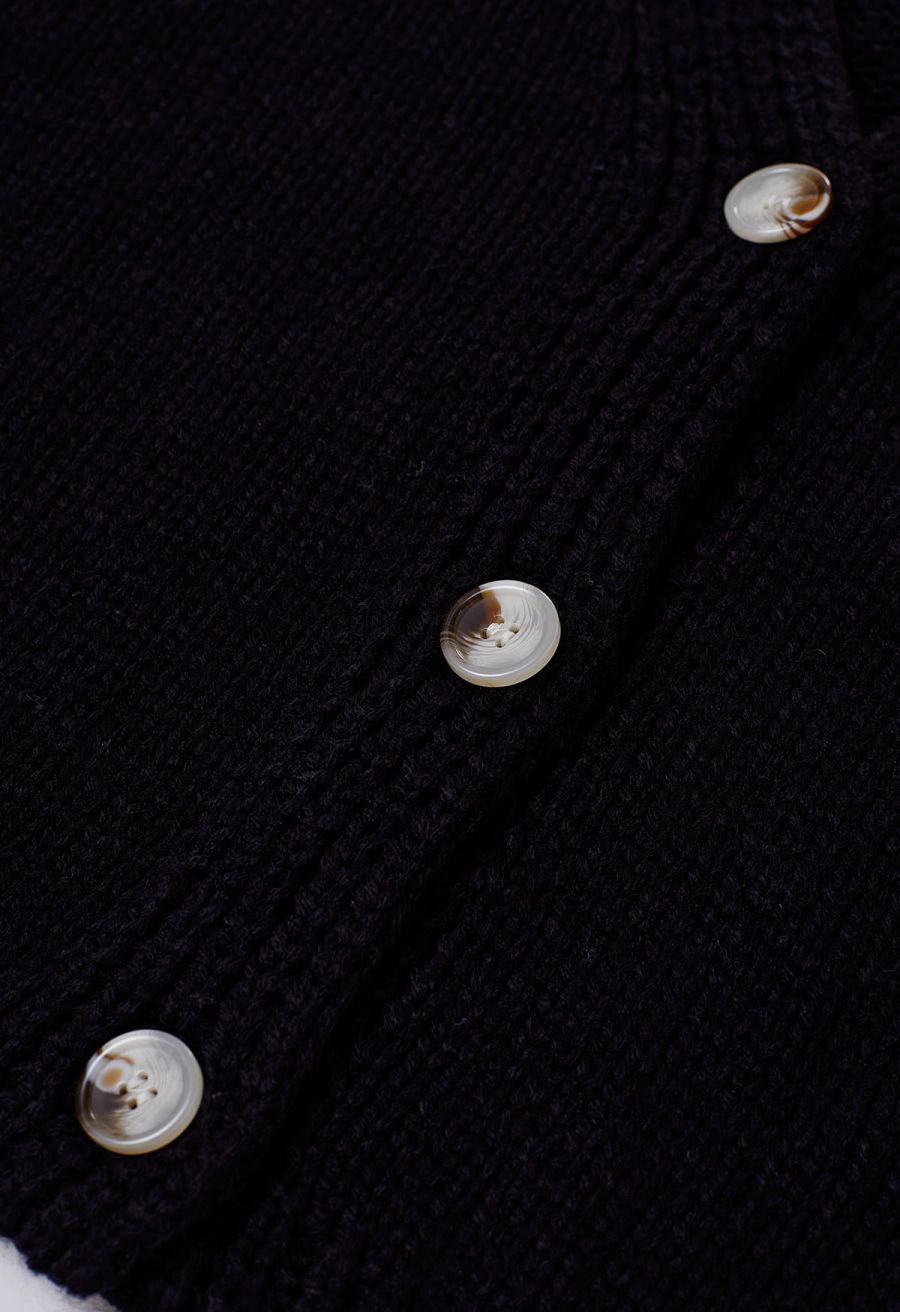 Pumpkin Patch Button Front Knit Cardigan Halloween Costumes