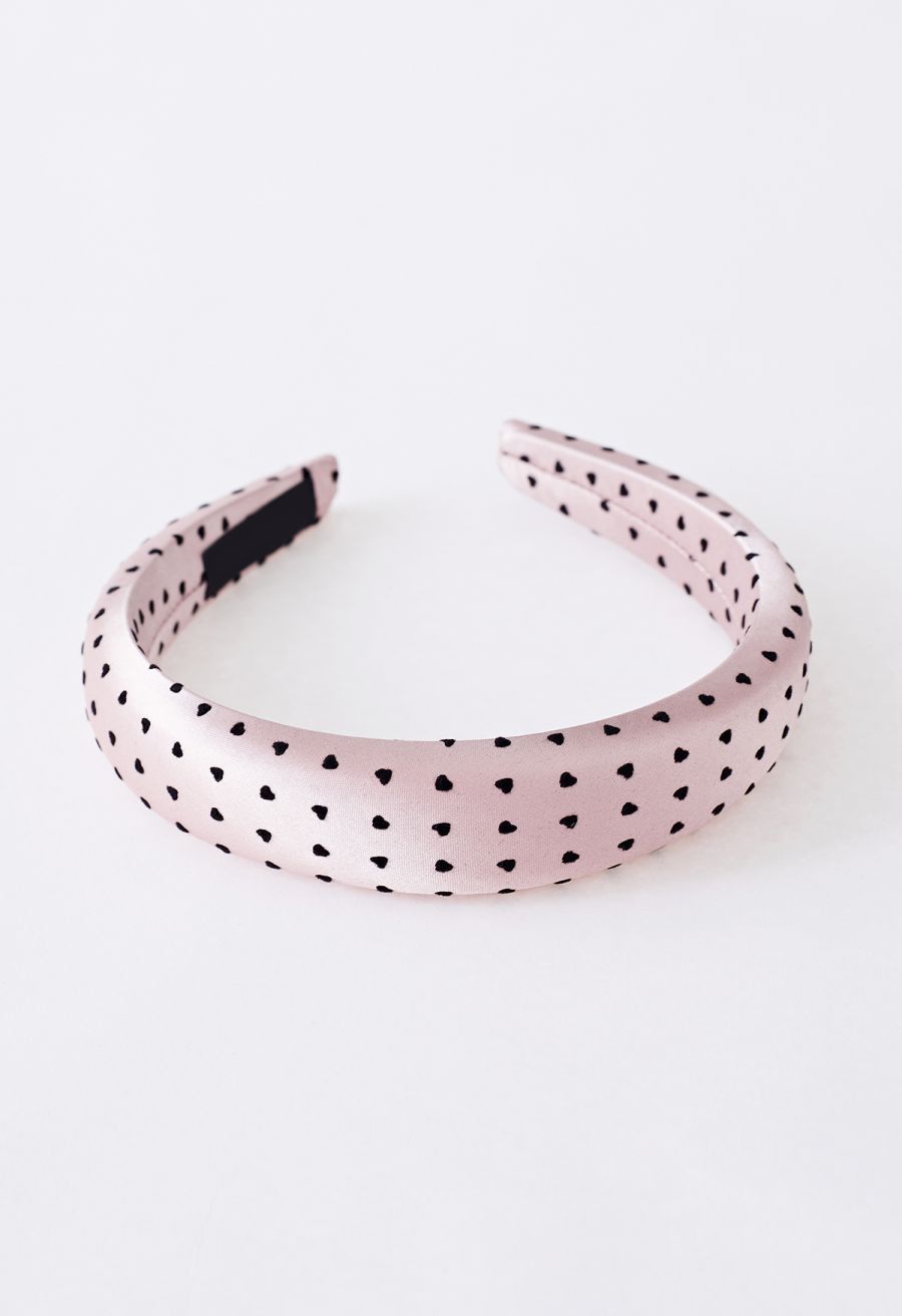 Velvet Heart Rose Gold Headband