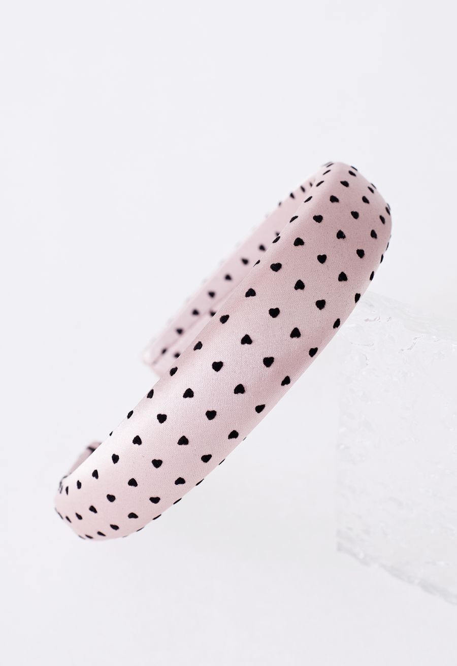 Velvet Heart Rose Gold Headband