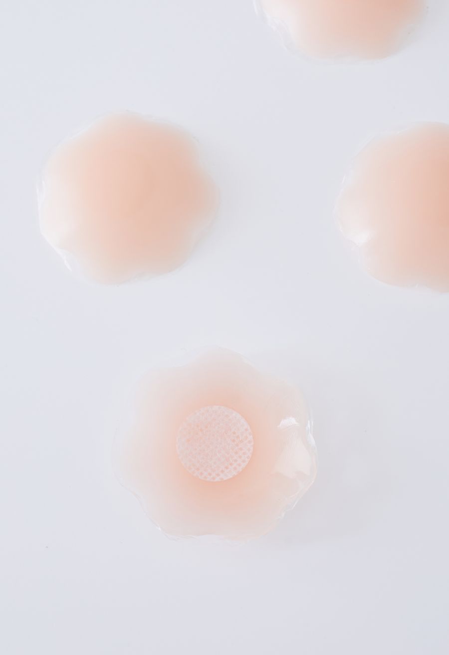 Floral Adhesive Silicone Pasties 5 Pairs
