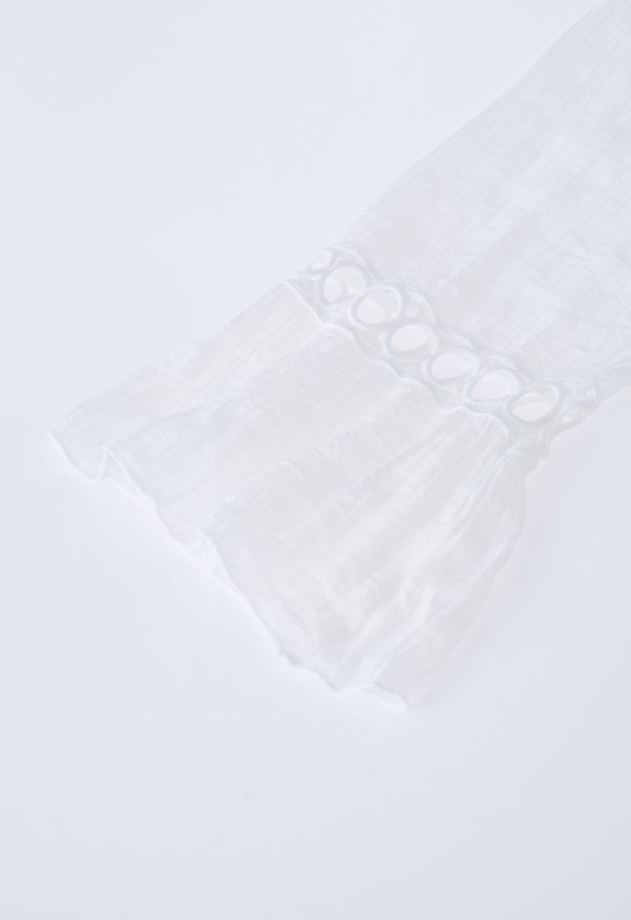 Circle Hollow Out Kimono