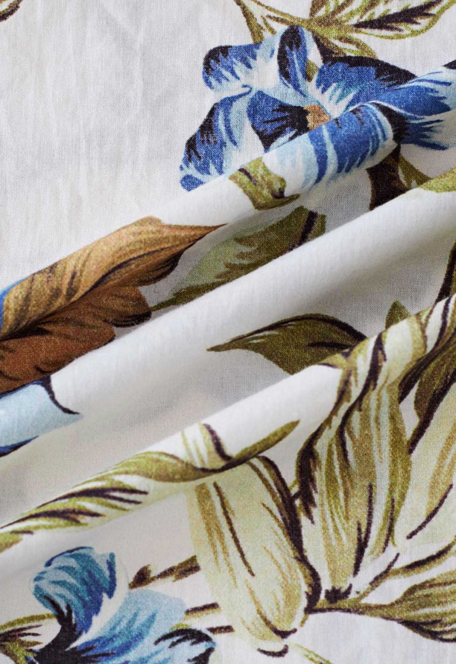 Summer Garden Printed Halter Neck Maxi Dress
