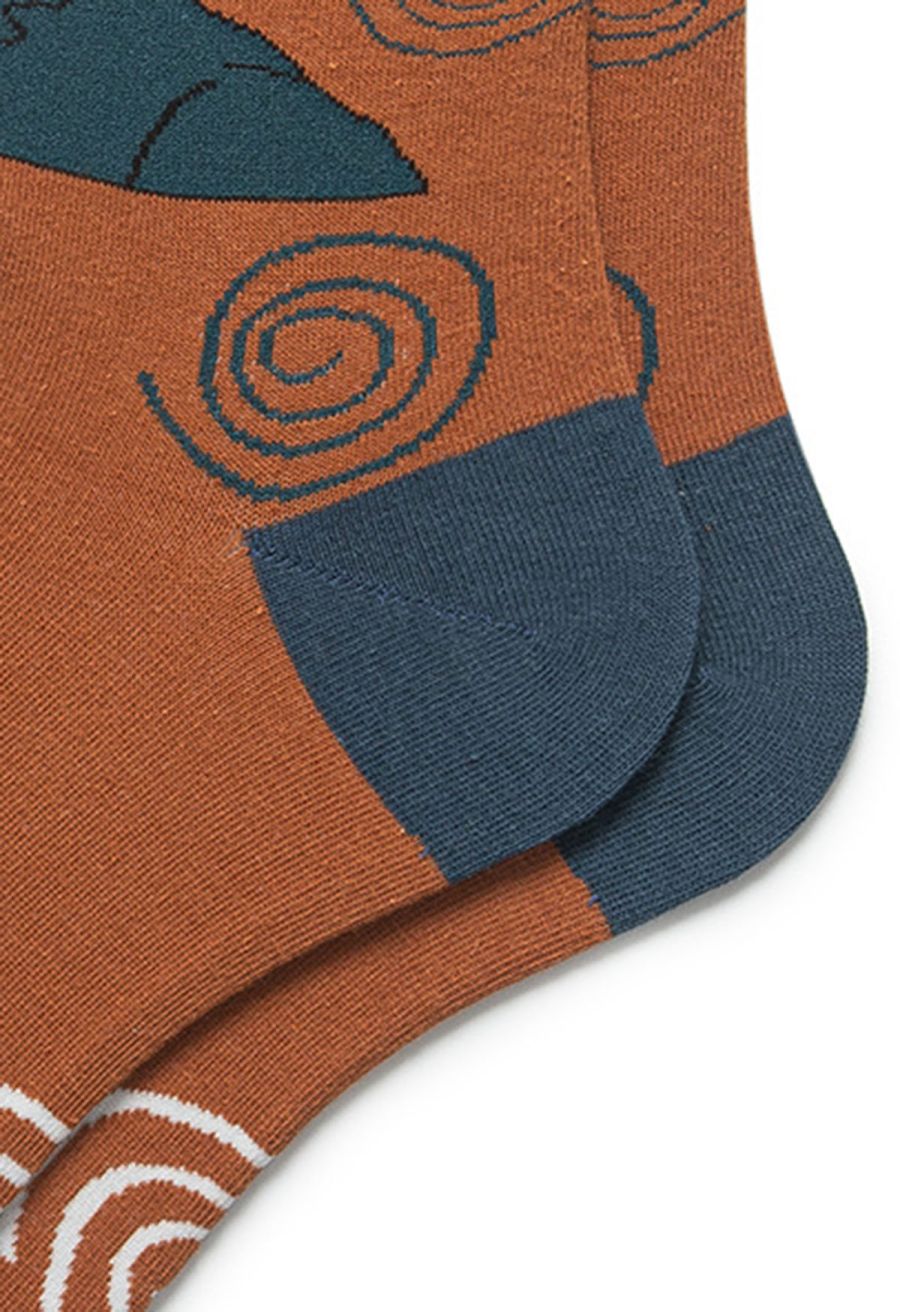 Funny Van Gogh Jacquard Crew Socks