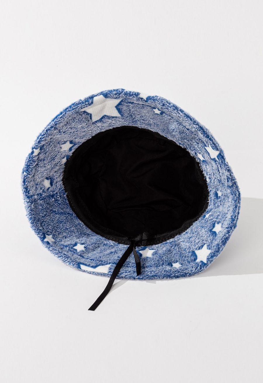Starry Sky Bucket Hat in Blue