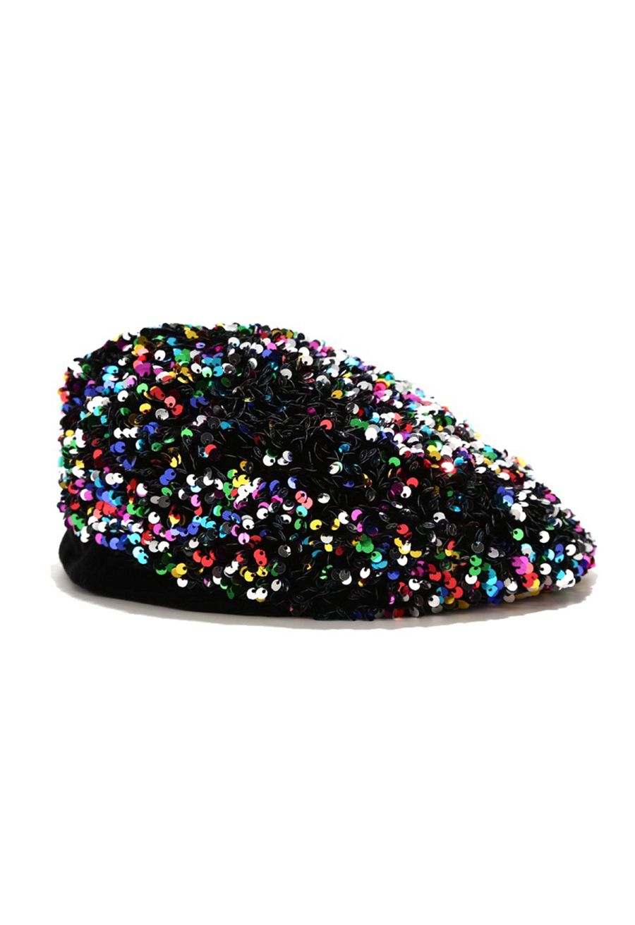 Full Sequin Dazzling Beret Hat