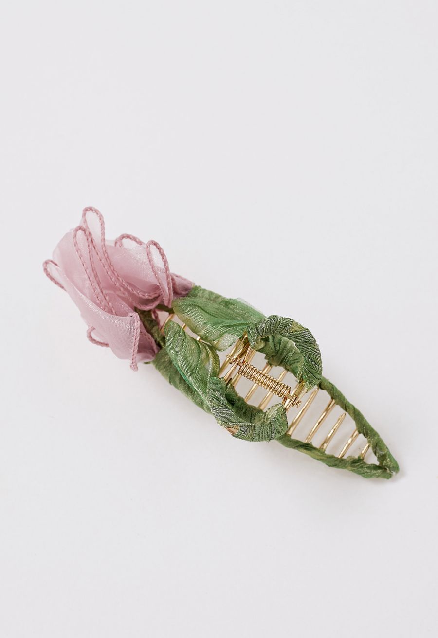 Exquisite Tulip Handmade Hair Clip