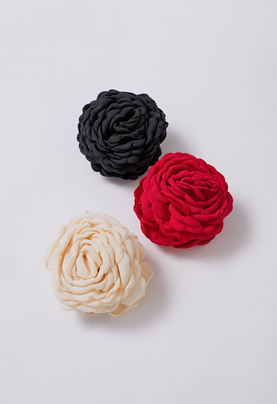 Exaggerated Floral Handmade Hair Clip