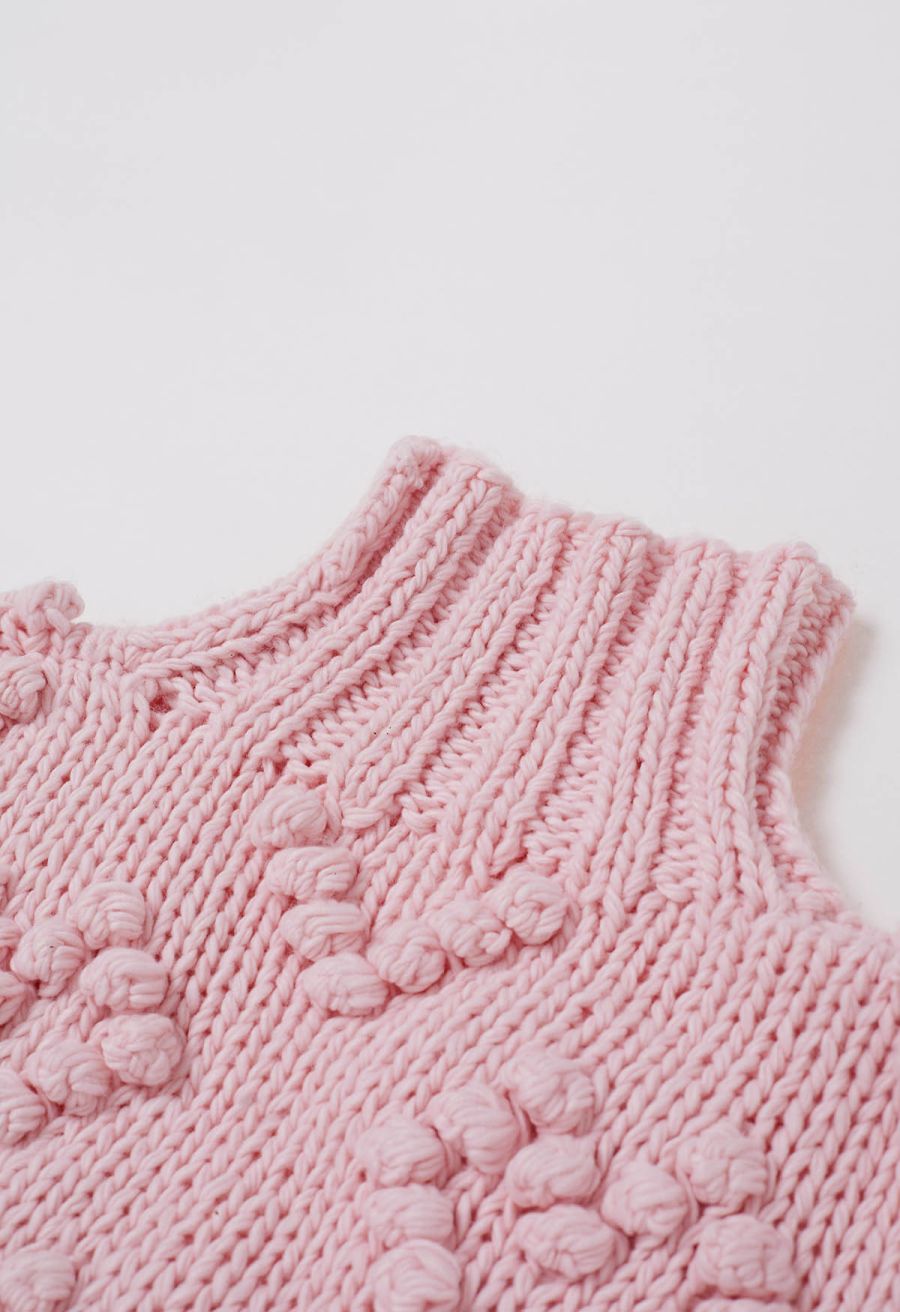 Knit Your Love Turtleneck Sweater in Pink