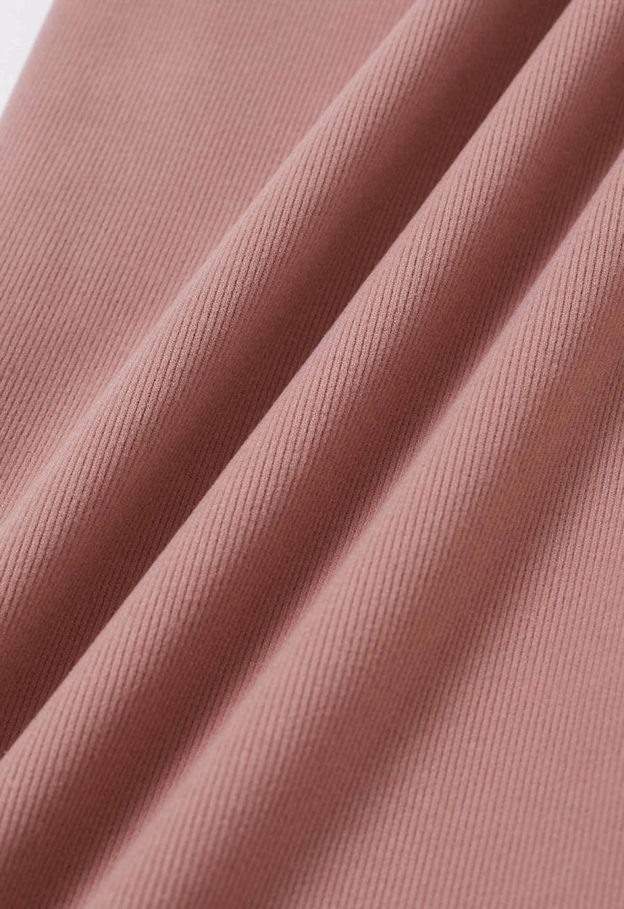 Straight-Leg Soft Touch Pants in Pink