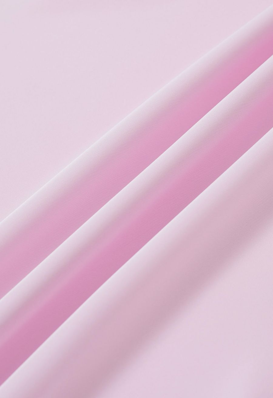 Satin Finish Mermaid Maxi Skirt in Pink