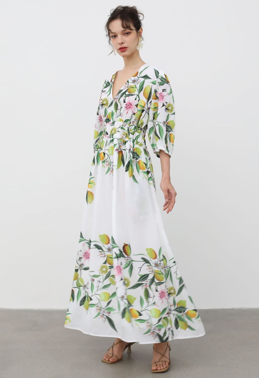 Lily and Lemon Printed Maxi Dress