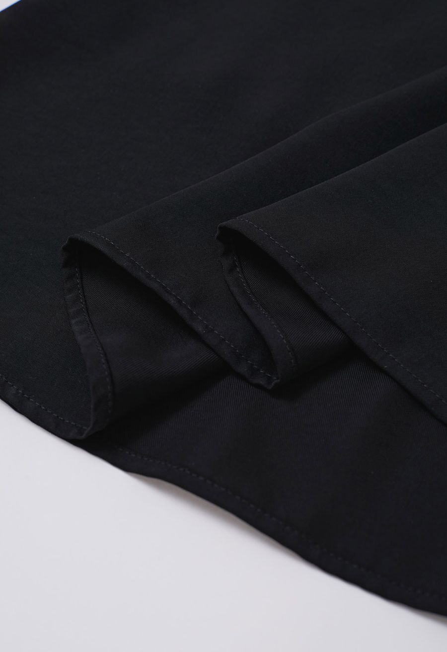 Simplicity Backless Cami Dress in Black