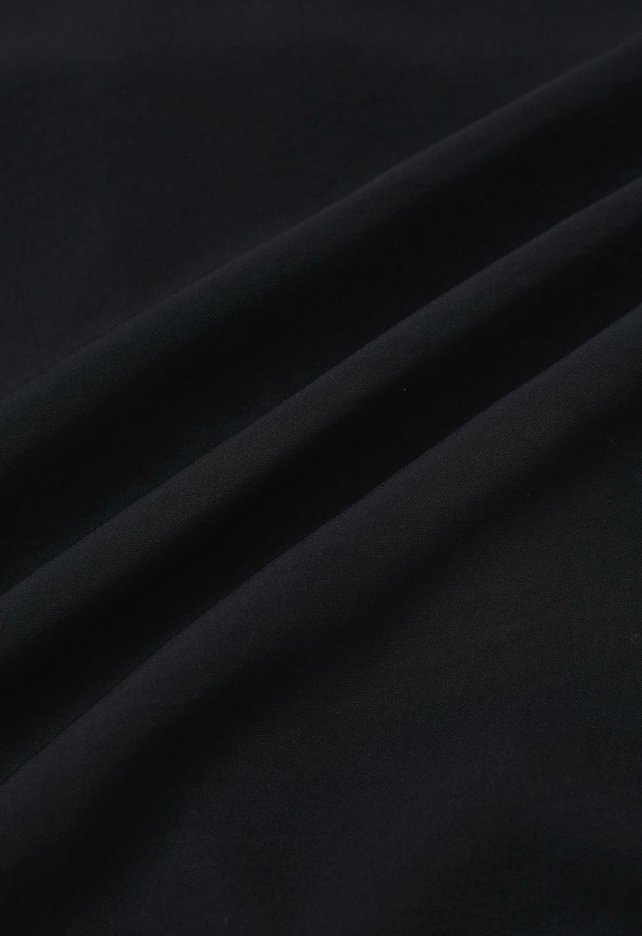 Simplicity Backless Cami Dress in Black