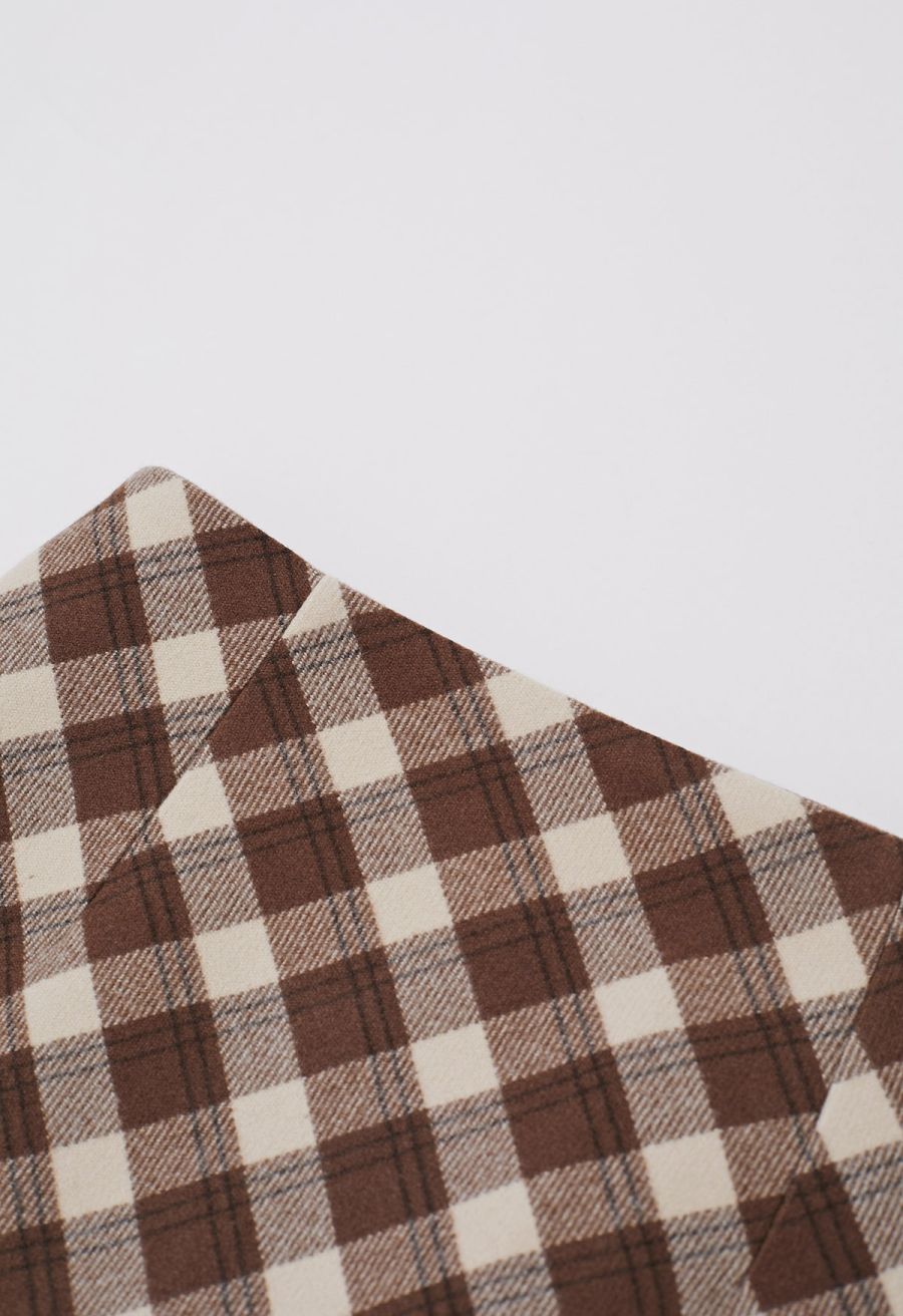 Nostalgic Plaid Mini Bud Skirt