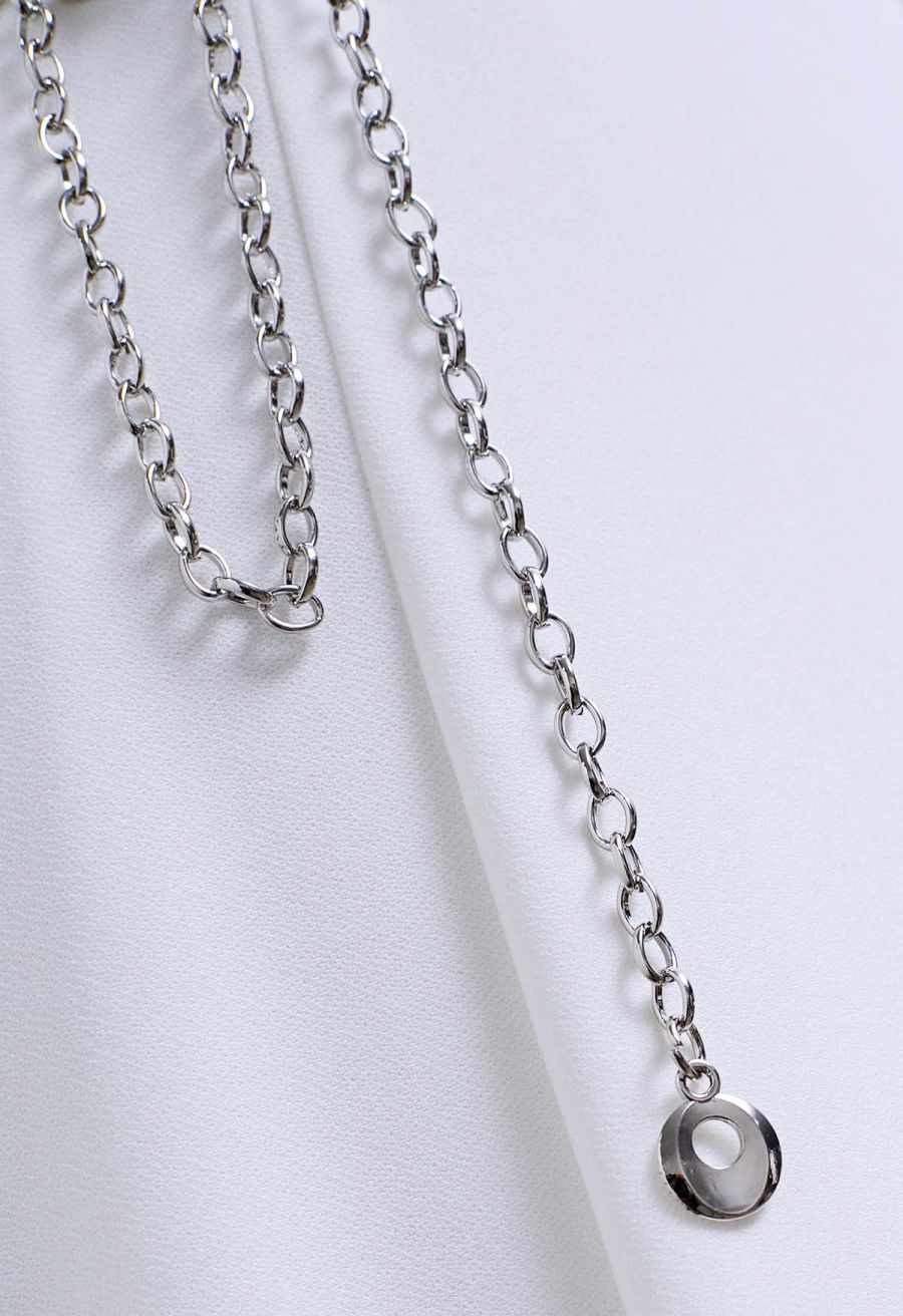 Fluttering Butterfly Chain Belt in Silver