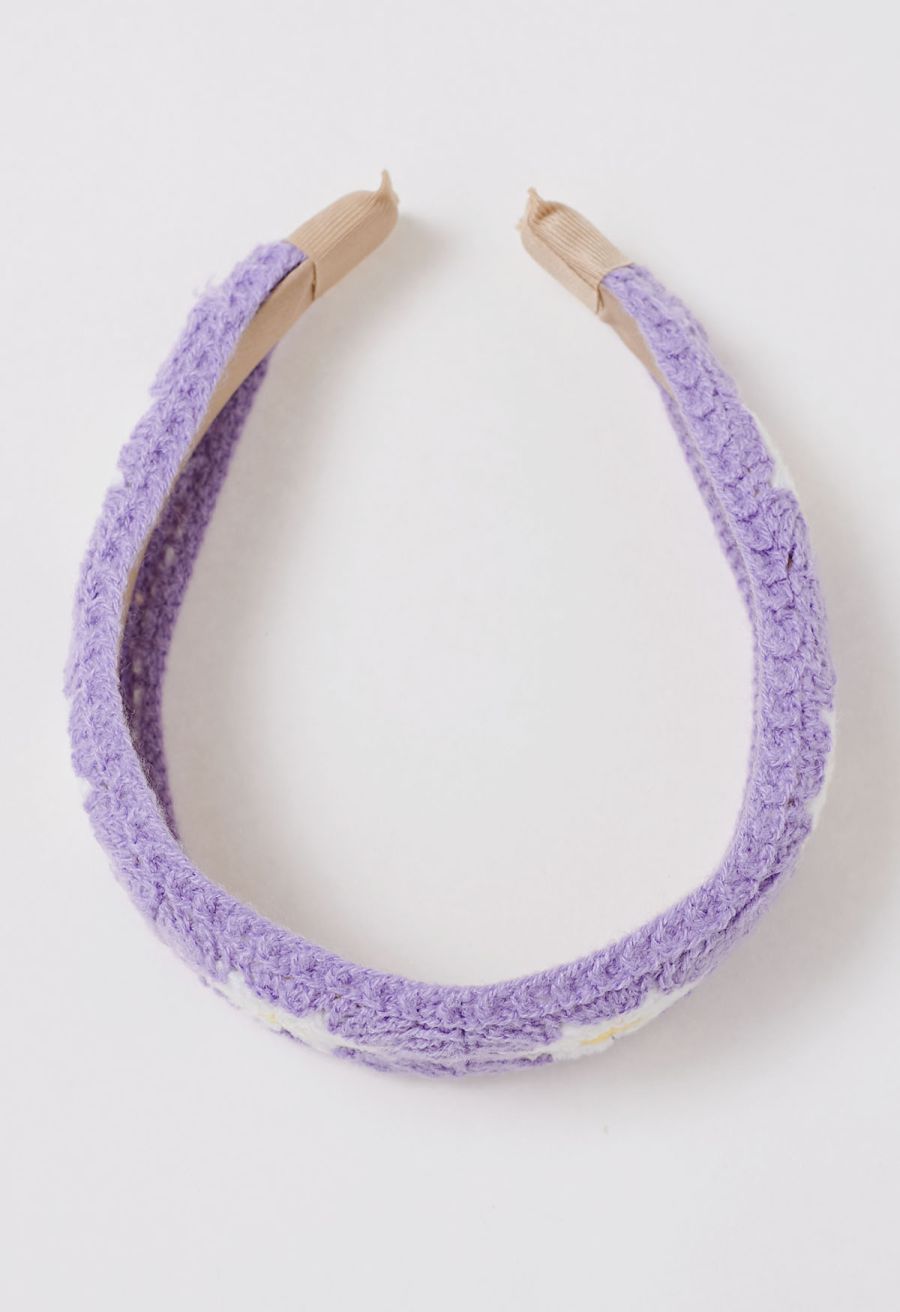 Daisy Crochet Hair Headband