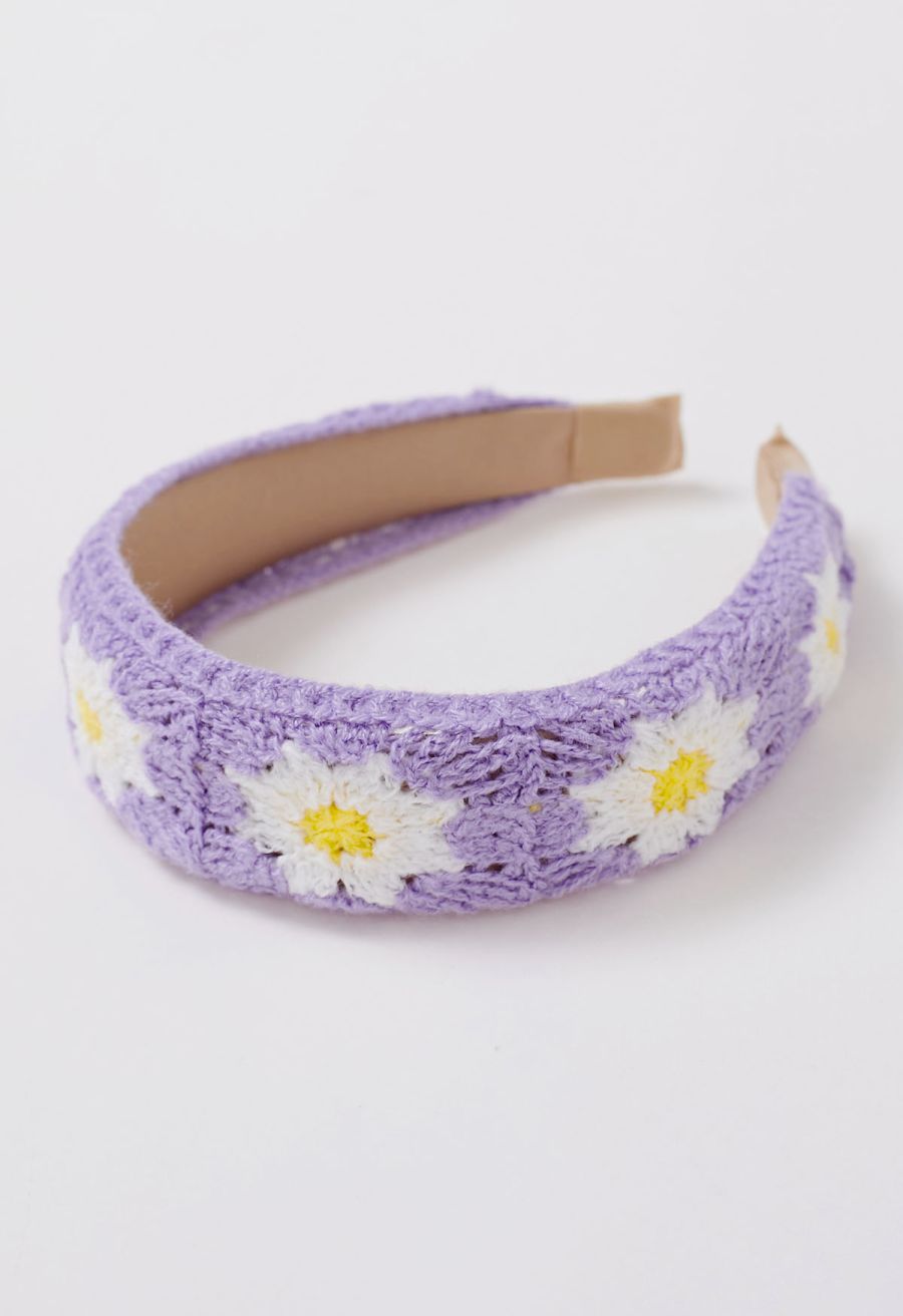 Daisy Crochet Hair Headband