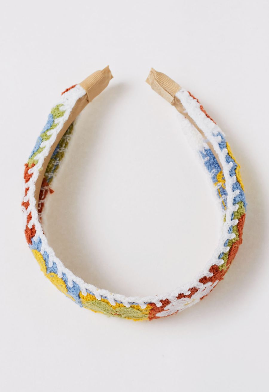 Floral Crochet Hair Headband