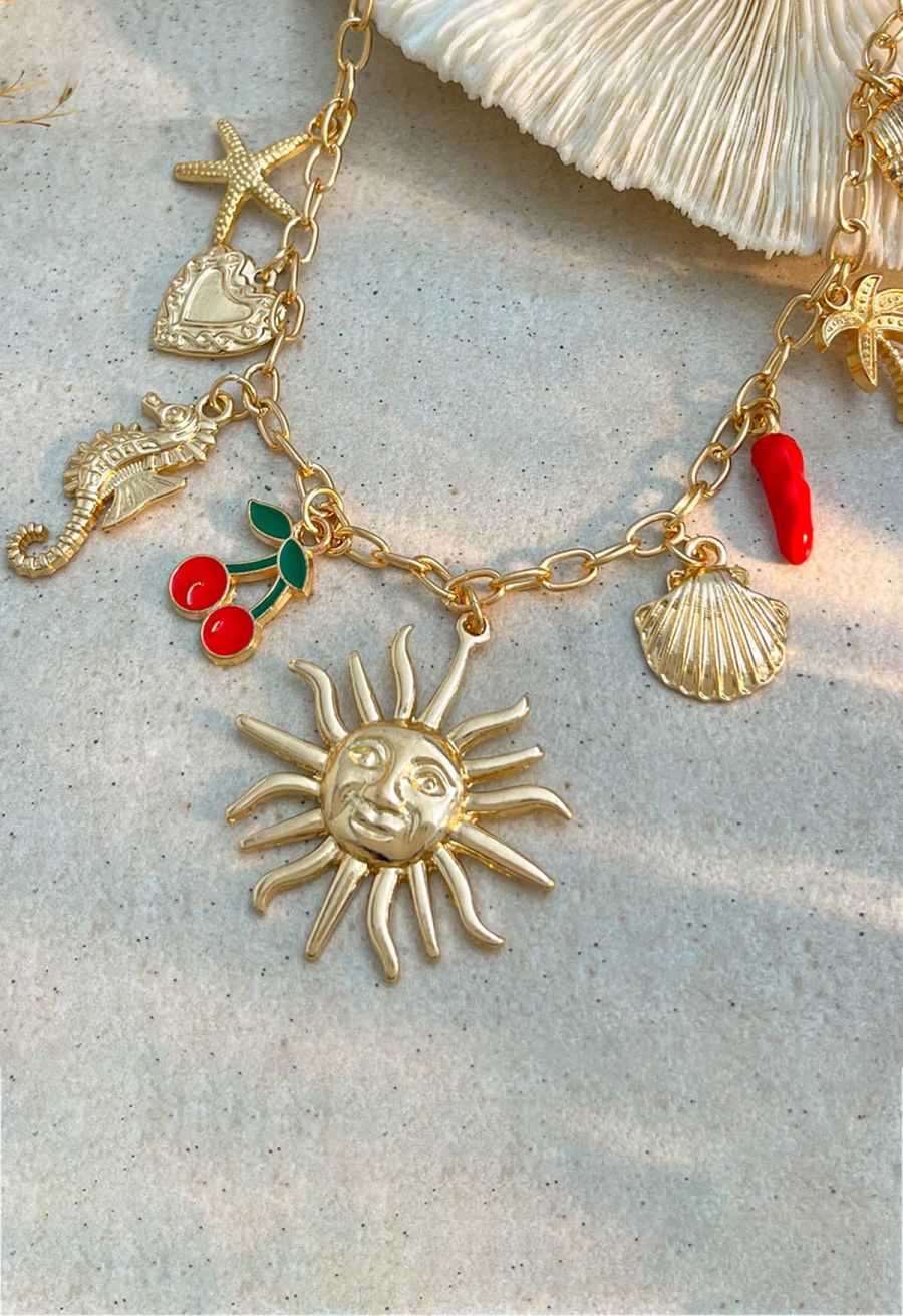 Tropical Charms Pendant Necklace