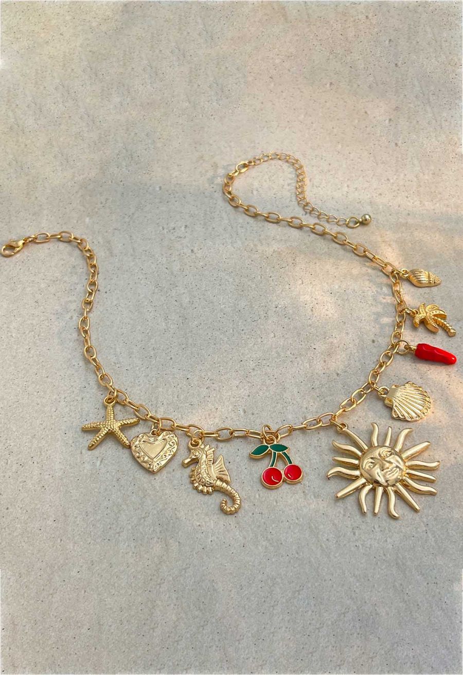 Tropical Charms Pendant Necklace