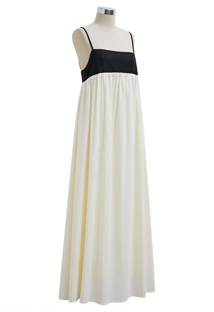 Colorblock Open Back Dolly Cami Dress