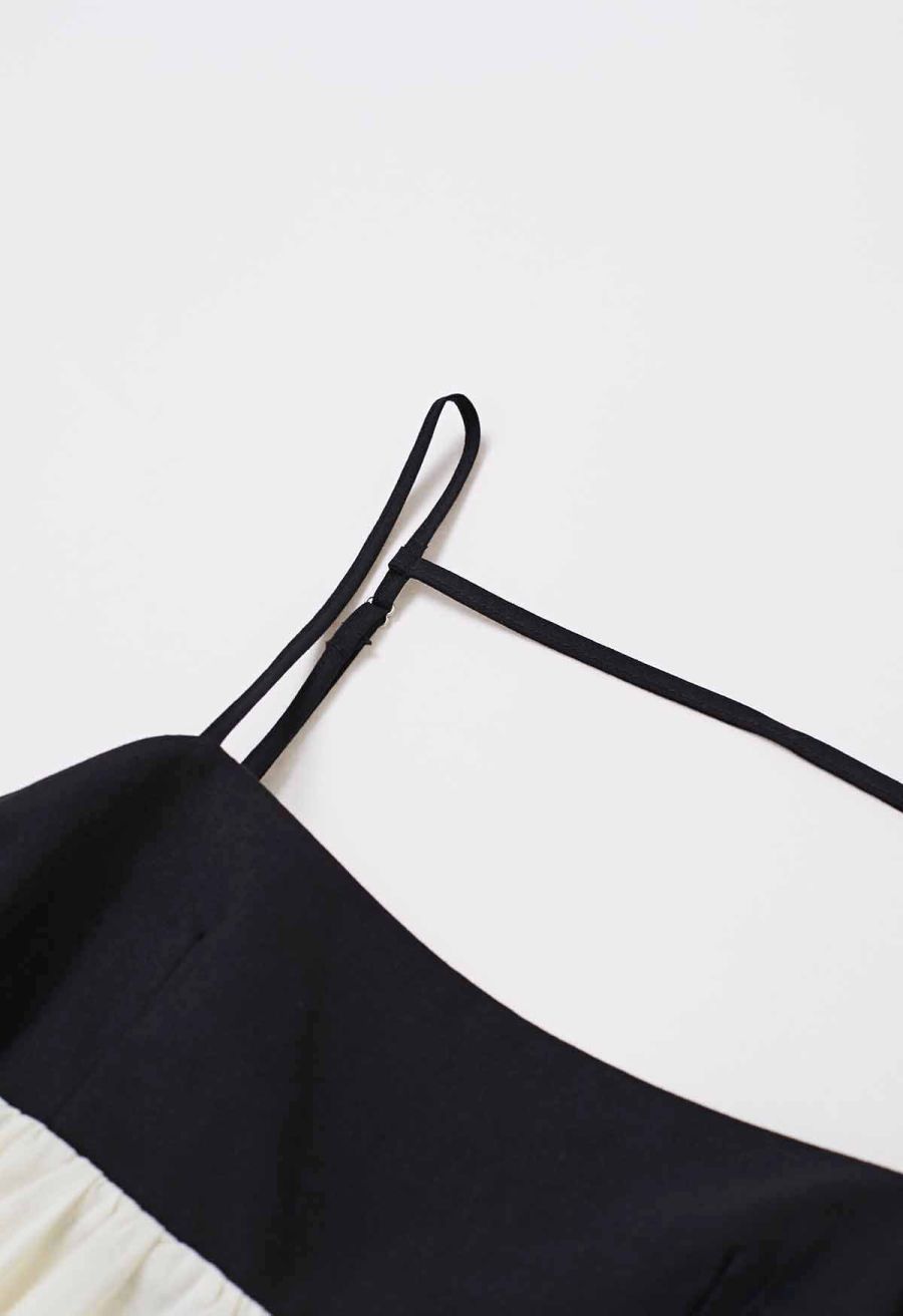 Colorblock Open Back Dolly Cami Dress