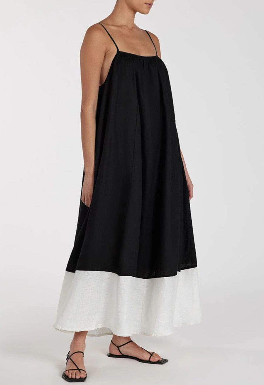 Unique Two-Tone Hem Cami Dolly Dress