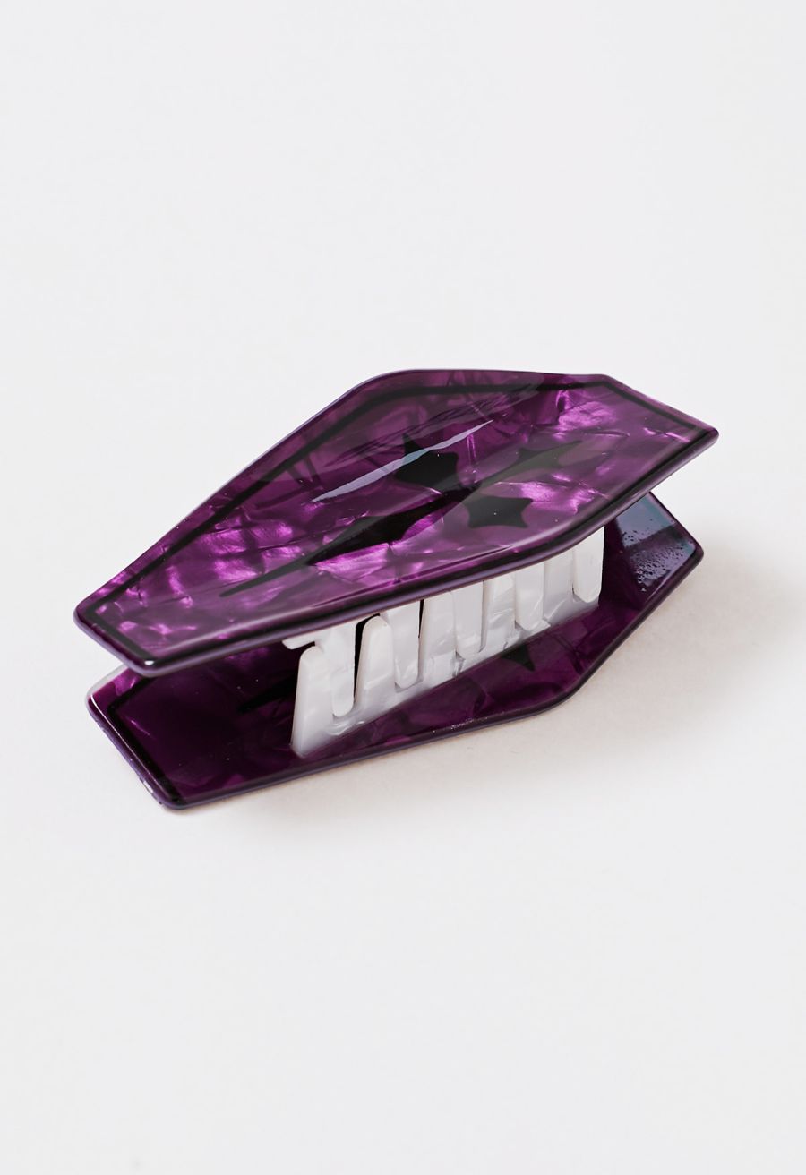 Gothic Cross Coffin Shaped Hair Claw