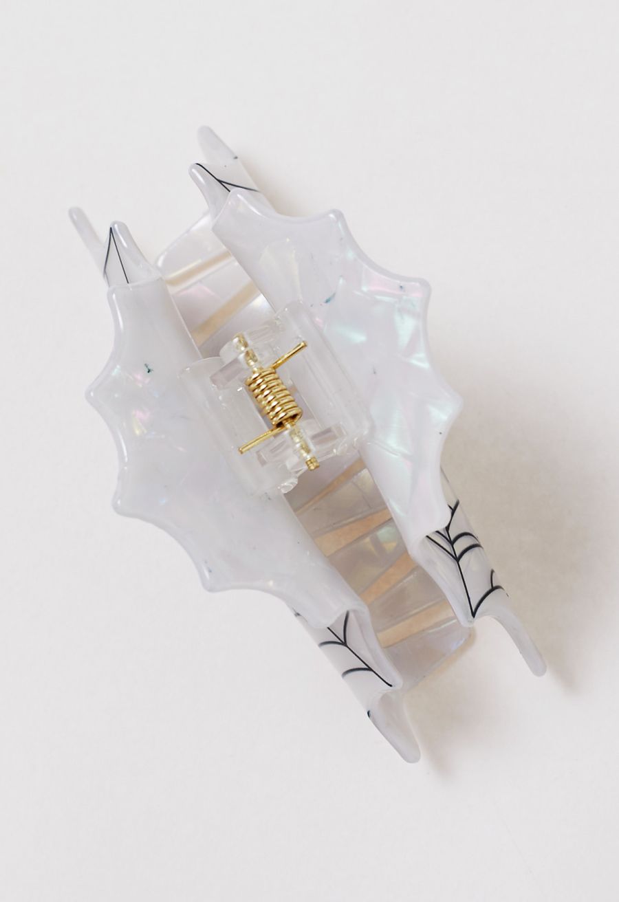 Wicked Spider Web Acrylic Hair Claw