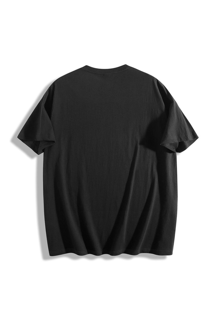 Halloween Witch Hat Pattern Cotton T-Shirt