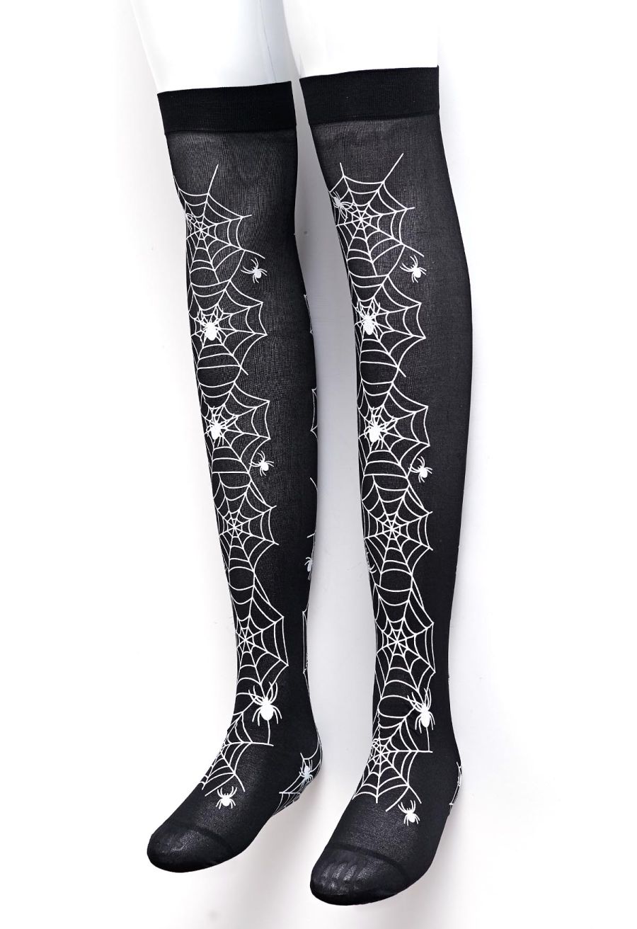 Spider Web Pattern Stockings