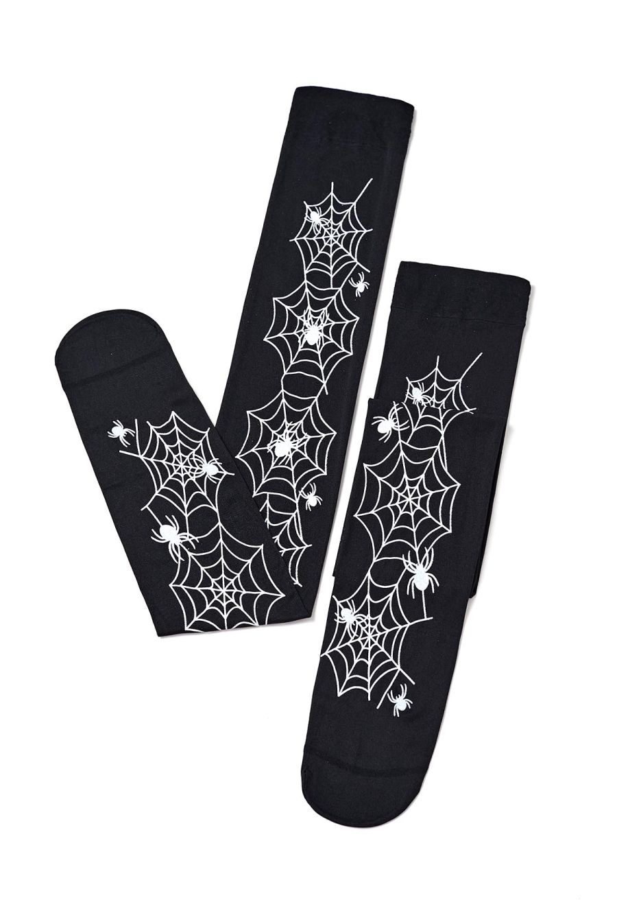 Spider Web Pattern Stockings