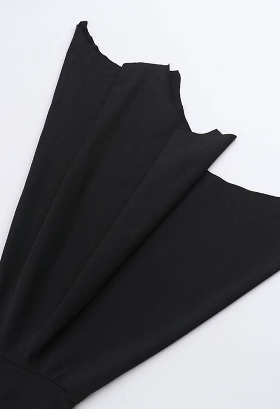 Sweetheart Neck Batwing Sleeve Bodycon Mini Dress