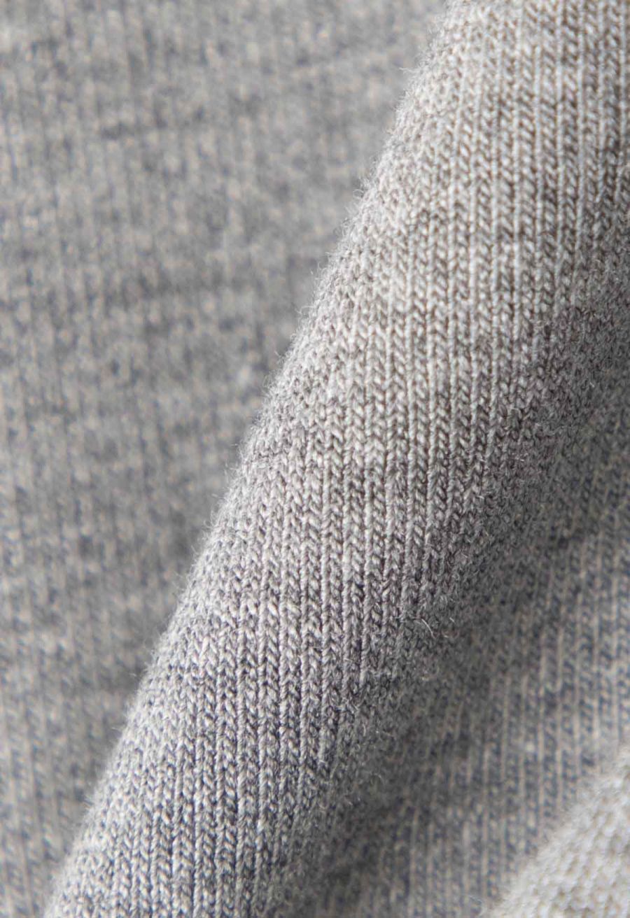 Ruched Front Off-Shoulder Long Sleeve Top in Grey