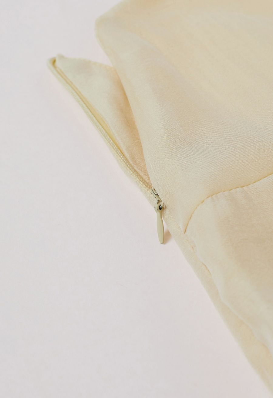 Open Back Ruffle Halter Neck Maxi Dress in Apricot
