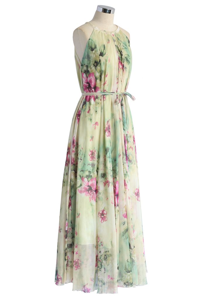 Flower Lullaby Maxi Slip Dress