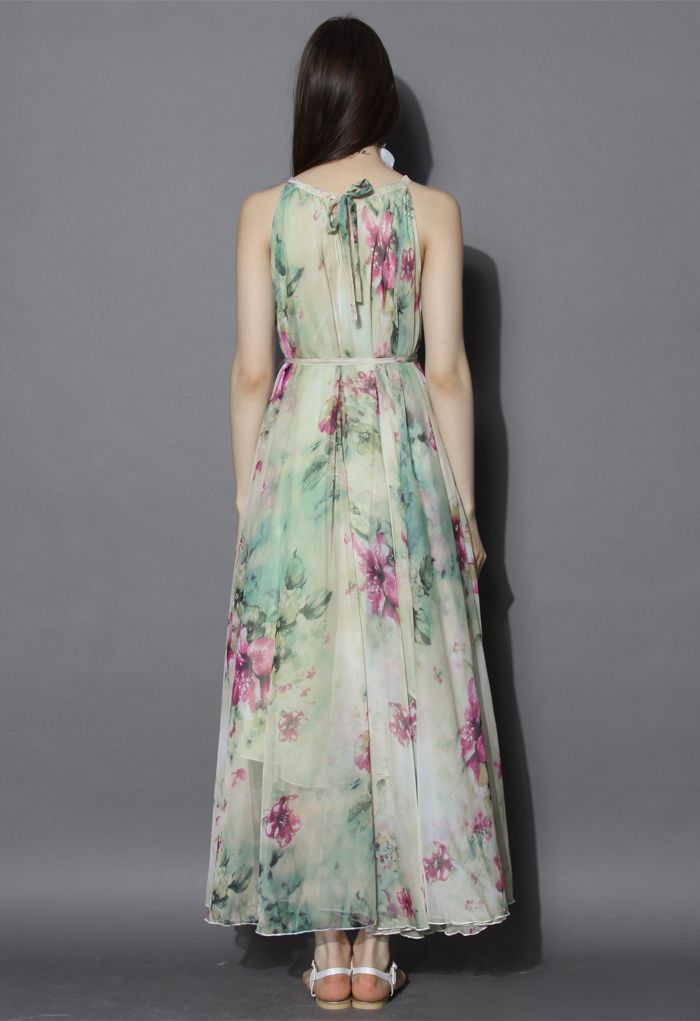 Flower Lullaby Maxi Slip Dress