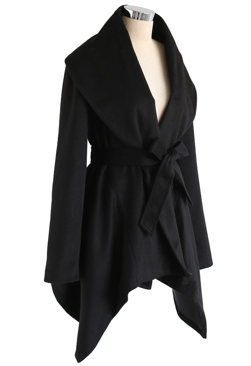 Prairie Rabato Coat in Black
