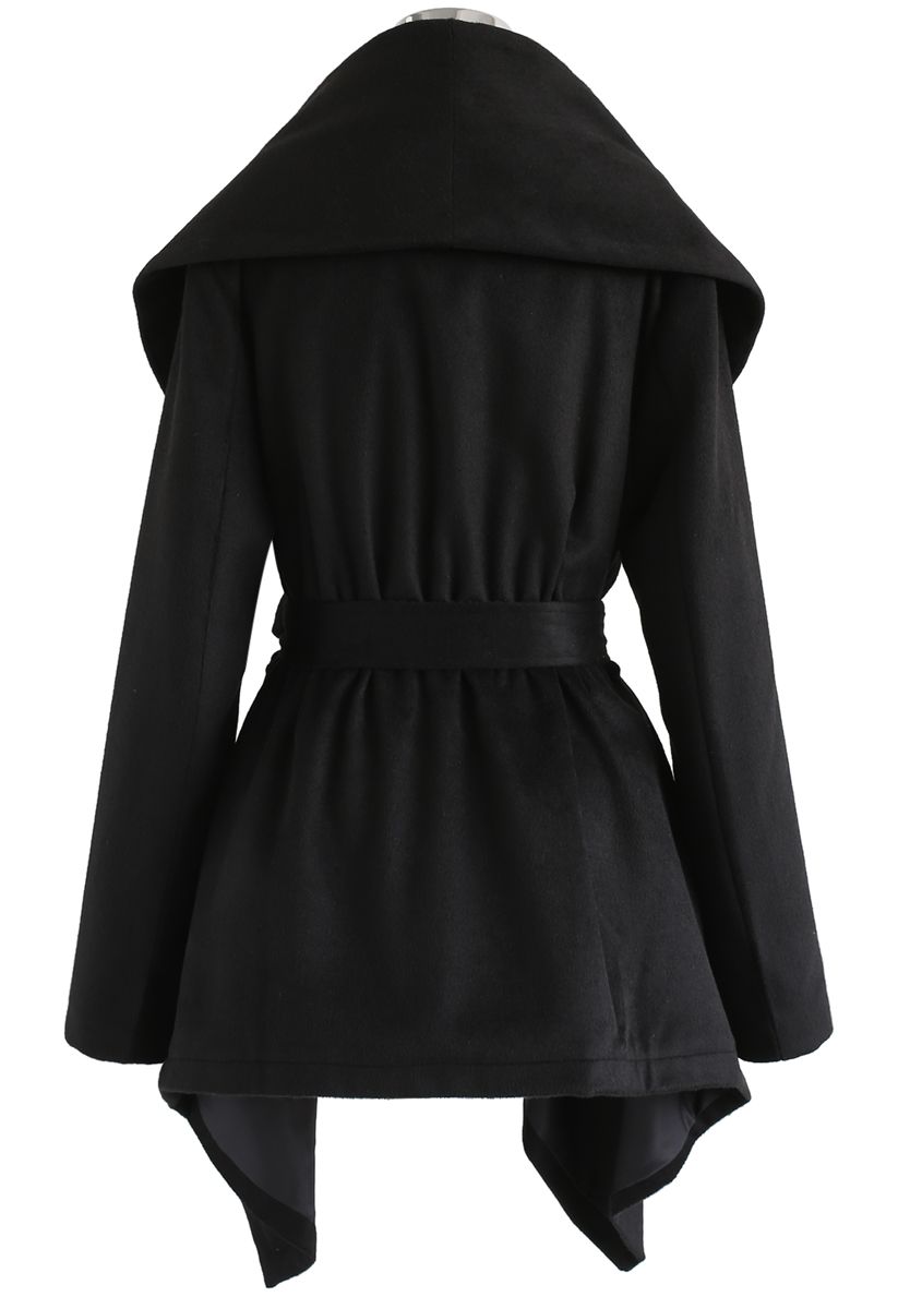 Prairie Rabato Coat in Black