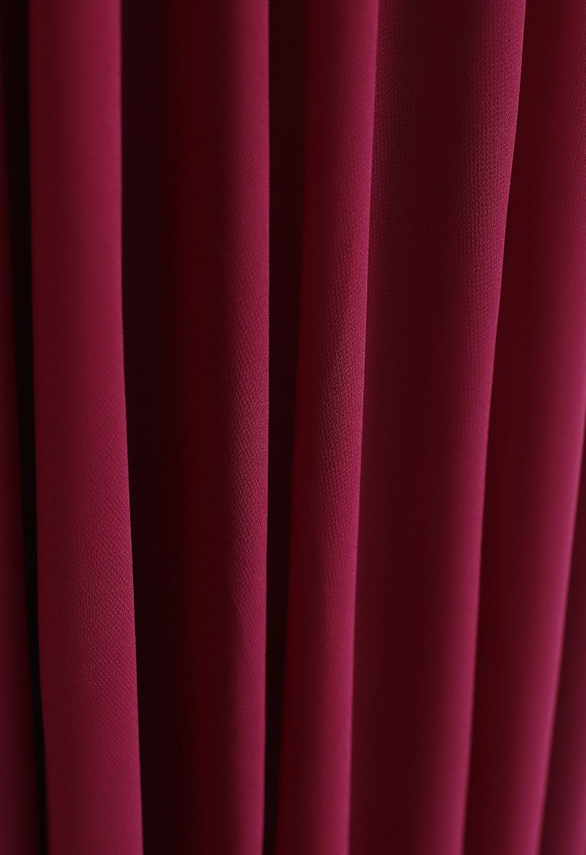 Timeless Favorite Chiffon Maxi Skirt in Wine