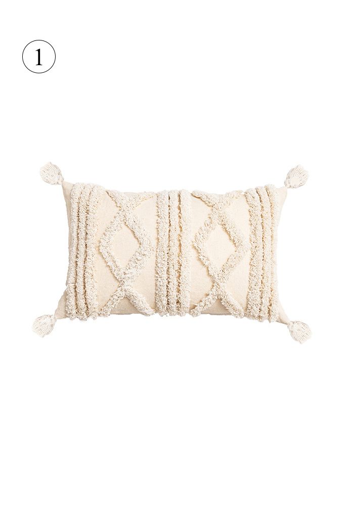 Tufting Sackcloth Cushion Cover