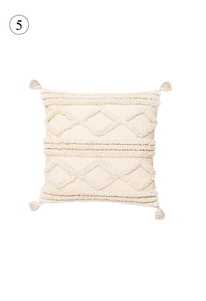 Tufting Sackcloth Cushion Cover