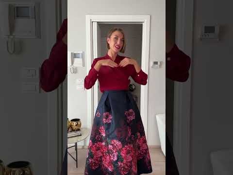 Crisscross Tie-Bow Satin Top in Burgundy