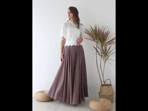 Timeless Favorite Chiffon Maxi Skirt in Taupe