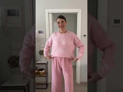 Fleece-Lined Corduroy Belted Straight-Leg Pants in Pink
