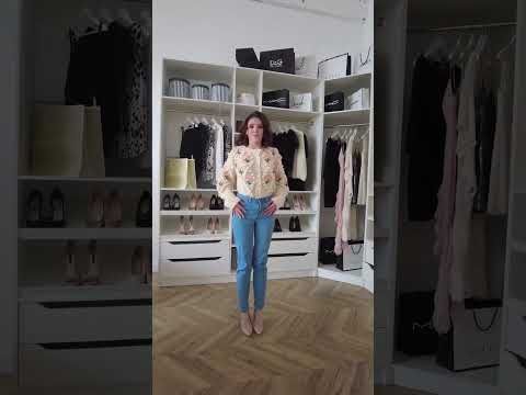 Stitch Floral Diamond Pom-Pom Hand Knit Cardigan