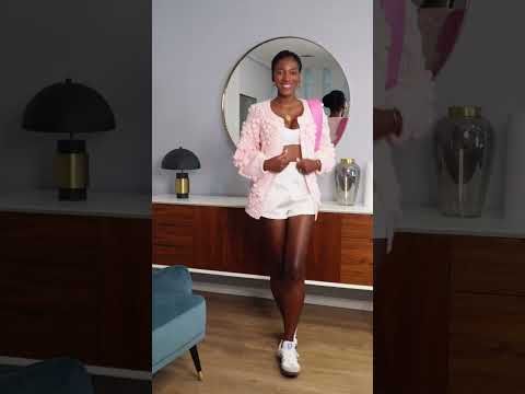 Knit Your Love Cardigan in Pink