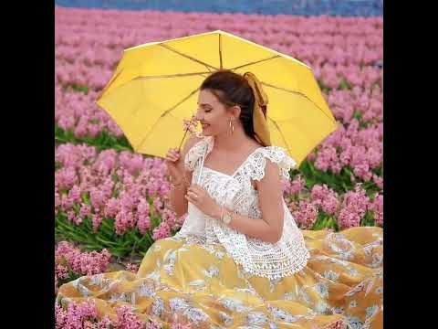 Flower Season Chiffon Maxi Skirt in Yellow