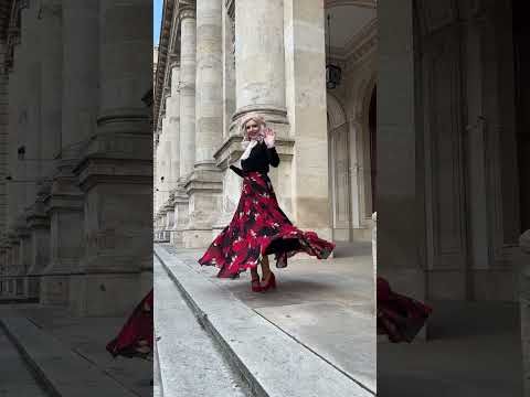 Timeless Favorite Chiffon Maxi Skirt in Red Rose